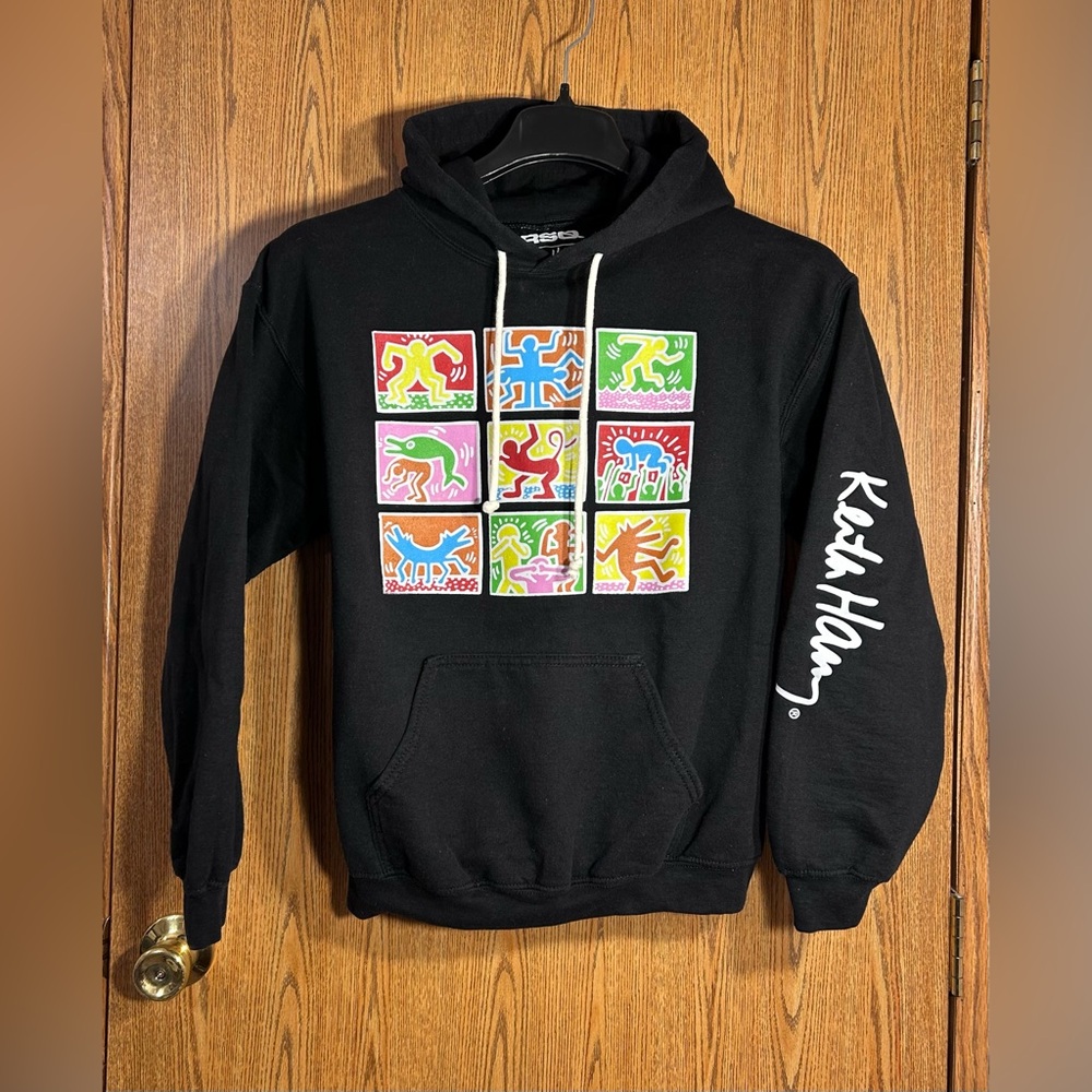 Keith Haring x RSQ Graphic Hoodie Sweatshirt